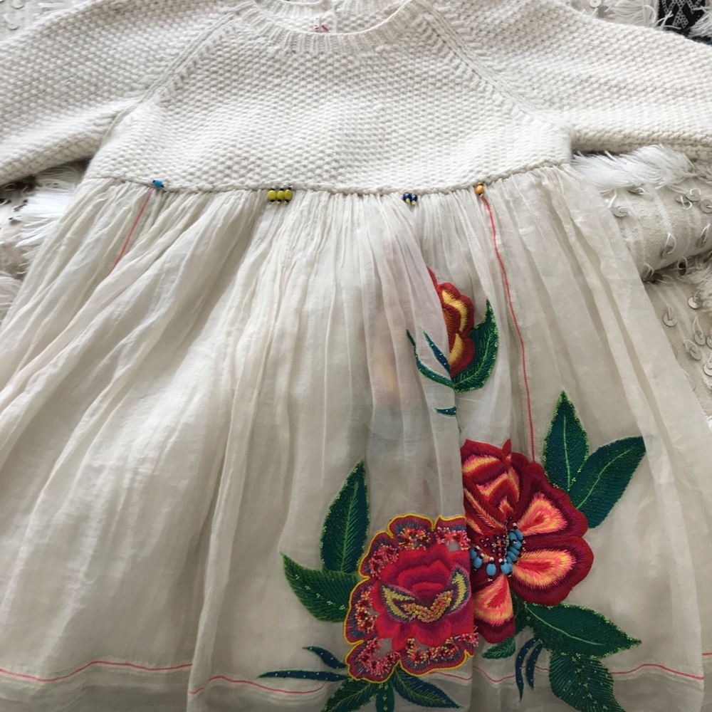 Hand embroidered dress